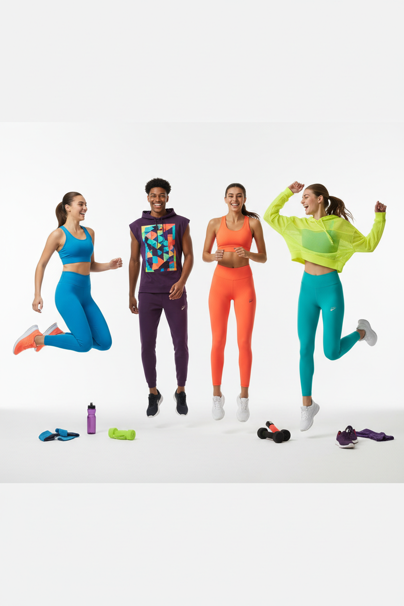 Gym wears and outdoor wears